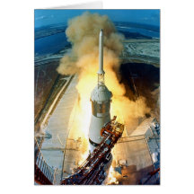 Start des Raumfahrzeugs Apollo 11 Saturn V Karte