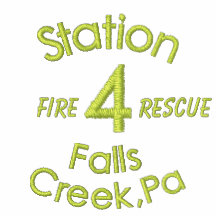 Station, 4, fällt Nebenfluss, PA, Feuer, Rettung-H Besticktes Hoodie