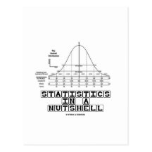Statistiken in kurzen Worten (Notfall-Spickzettel) Postkarte