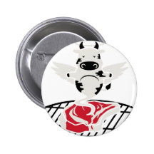 Steak-Engel Anstecknadelbuttons