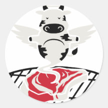 Steak-Engel Stickers