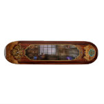 Steampunk - der wütende Wissenschaftler Bedruckte Skateboarddecks