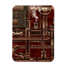 Steampunk Entwurfs-Magnet