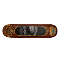 Steampunk - Gang - Hebemaschine und Kette Bedruckte Skateboarddecks