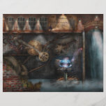 Steampunk - industrielle Gesellschaft Bedruckte Flyer