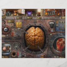 Steampunk - Informationsüberflutung Individuelle Flyer