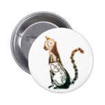 Steampunk Katzenknopf Anstecknadelbutton