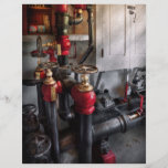 Steampunk - Klempnerarbeit - drehen Sie das Ventil Individuelle Flyer