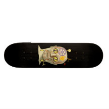 Steampunk Kopf-Entwurf Personalisierte Skateboards