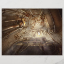 Steampunk - Marine - die Notluke Flyerbedruckung