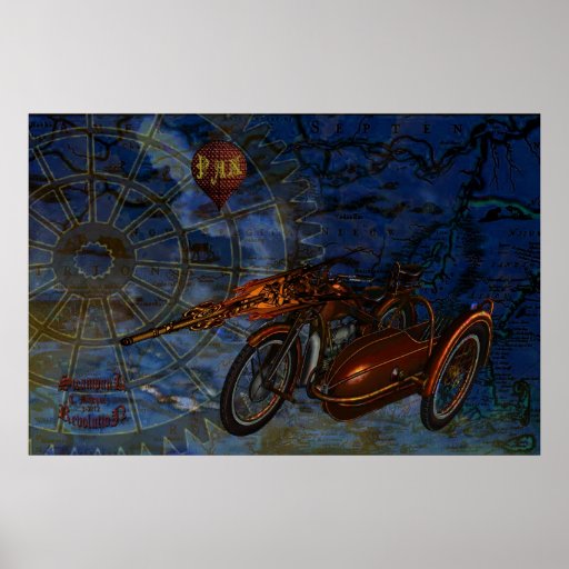 Steampunk Revolution Posterdruck