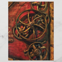 Steampunk - Uhrwerk Flyerdesign