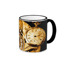 Steampunk Uhrwerke Tee Tasse