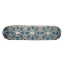 Steampunk Verdigris-Fenster-Mandala Individuelle Skatedecks