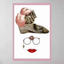 steampunk viktorianisches labstract Plakat VON 14,