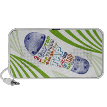Stechen Sie Schuh an iPhone Lautsprecher