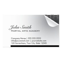 Steel Inside Martial Arts Business Card