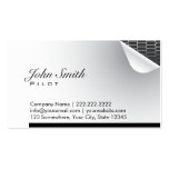 Steel Inside Pilot/Aviator Business Card