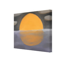 Steigender Mond Galerie Gefaltete Leinwand