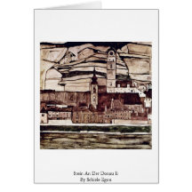 Stein ein Der Donau II durch Schiele Egon Karte