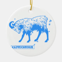 Steinbock - Steinbock Weihnachtsbaum Ornament