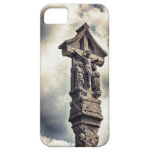 Steinkruzifix iPhone 5 Schutzhüllen