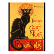 Steinlen: Chat Noir Postkarten