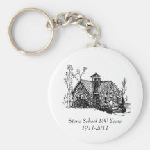 Steinschule 100 Jahre Keychain Schlüsselanhänger