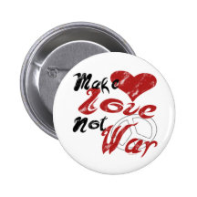 Stellen Sie Liebe-nicht Kriegs-Knopf her Anstecknadelbutton