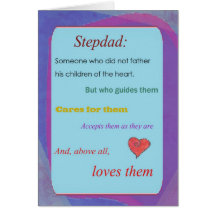 Stepdad Father's Day card