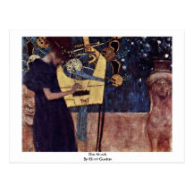 Sterben Musik durch Klimt Gustav Postkarten