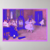 Sterben Tanzschule (Lavendel) durch Edgar Degas Plakatdrucke