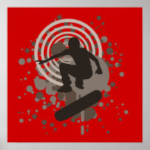 Stereoanlage Skateboarding: Blasen: Poster