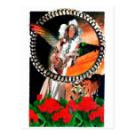 Stern-Prinzessin und Tiger CricketDiane Fantasie-K Postkarte