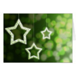 Stern- und Weihnachtslicht Karte