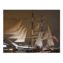 Stern von Indien segelt Segelschiff-Boote Postkarte