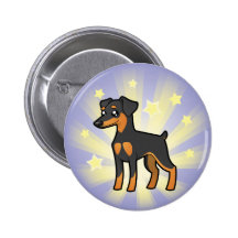 Stern-Zwergpinscher /Manchester Terrier Anstecknadel