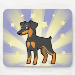 Stern-Zwergpinscher /Manchester Terrier Mousepad