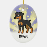 Stern-Zwergpinscher /Manchester Terrier Weinachtsornamente