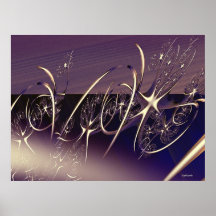 Sterne auf Erde Poster