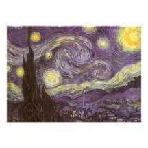 Sternenklare Nacht durch Vincent van Gogh Ankündigungen