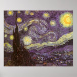 Sternenklare Nacht durch Vincent van Gogh Plakatdrucke