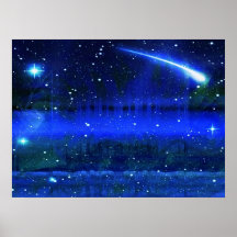 Sternenklare Nachtplakat