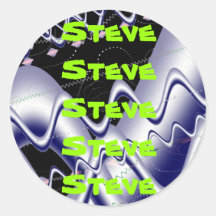 Steve-Entwurfsaufkleber