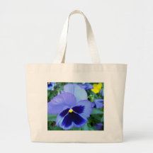 Stiefmütterchen - CricketDiane photographische Blu Tasche