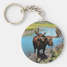 Stier-Elche Keychain Schlüsselanhänger