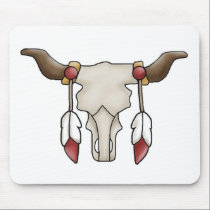 Stier-Schädel Mousepad mauspads