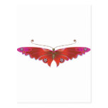 Stilisierter Schmetterling Postkarte