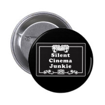 Stilles Kino-Junkie Anstecknadel