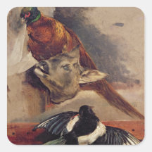Stillleben des Spiels, c.1812-16 Sticker